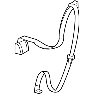 2003 Ford Explorer Sport Trac Seat Belt - 3L2Z-78611B68-AAB