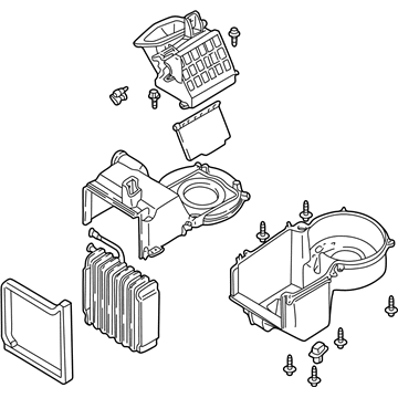 2002 Ford Escape Evaporator - YL8Z-19B555-DA