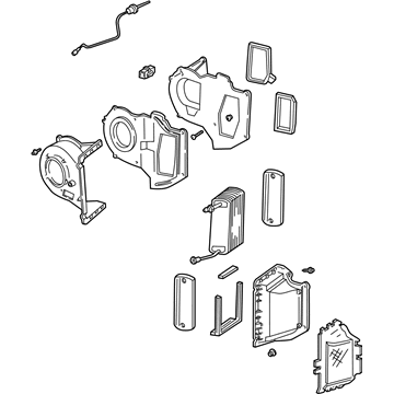 Ford 1L5Z-19850-FC Evaporator Assembly