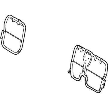 Ford 5F9Z-74613A38-BA Frame - Rear Seat Back Retaining