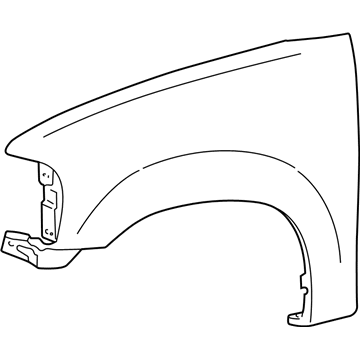 Ford EL1Z-16C076-A Bracket - Fender Mounting