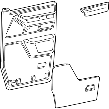 Ford F2UZ1523943AAY Trim Panel Upper