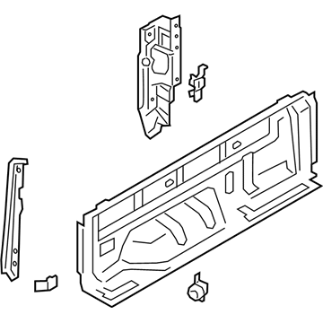 Ford KB3Z-9927791-A PANEL - BODY SIDE REAR - INNER