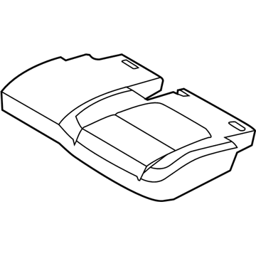 Ford FB5Z-7863805-FF Rear Seat Cushion Cover Assembly