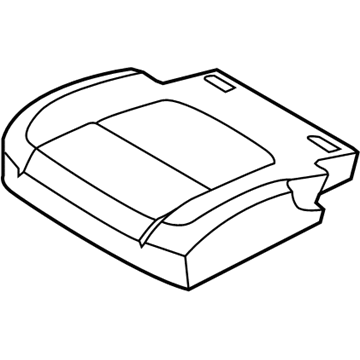 Ford FB5Z-7863804-HC Rear Seat Cushion Cover Assembly