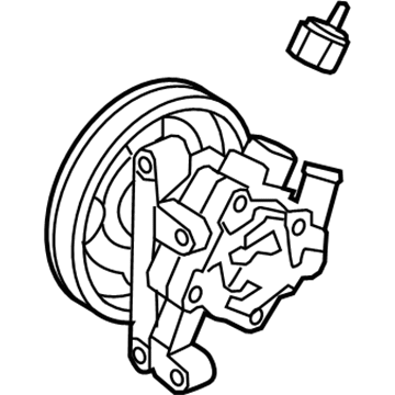 2007 Lincoln MKZ Power Steering Pump - 7H6Z-3A696-A