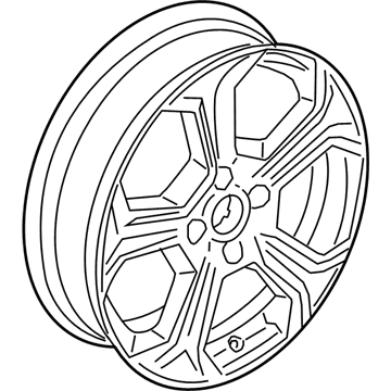 2015 Ford Fiesta Spare Wheel - C1BZ-1007-H