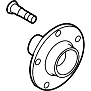 Ford 7T1Z-1104-D Hub Assembly - Wheel