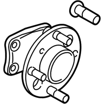 Ford BE8Z-1109-A Hub Assembly - Wheel