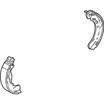 2018 Ford Fiesta Brake Shoe - E4BZ-2200-B