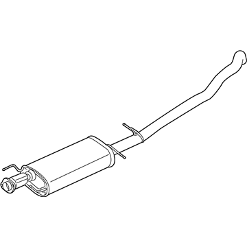 Ford FL1Z-5230-B Front Muffler Assembly