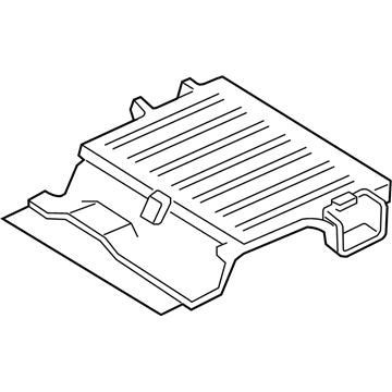 Ford 7A2Z-7811218-A Pan Assembly - Floor - Rear