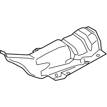 2017 Ford C-Max Exhaust Heat Shield - FV6Z-5811448-A