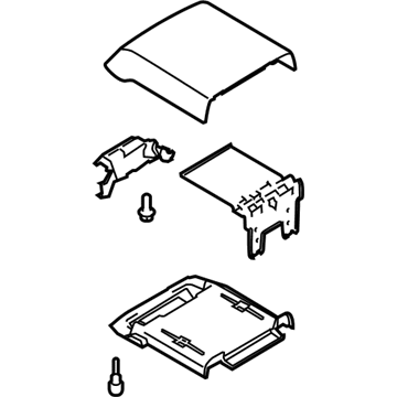 Ford FL3Z-1506024-BG Armrest Assembly - Console