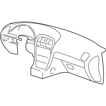 Ford XW4Z-5404320-BAM Panel - Instrument