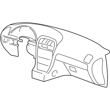 Ford XW4Z-5404320-BAD Panel - Instrument