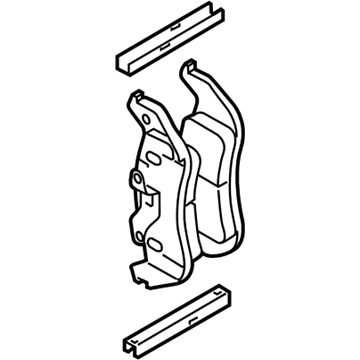 2011 Ford Crown Victoria Brake Pads - G2MZ-2V200-A