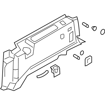 Ford AL1Z-7831012-AC Trim Assembly - Quarter