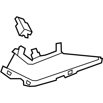 Ford DV6Z-5831011-BA Trim - "D" Pillar