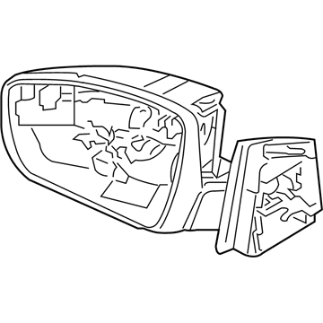 Ford F1EZ-17682-C Mirror Assembly - Rear View Outer