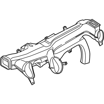 Ford XC2Z-19C633-AA Duct - Air