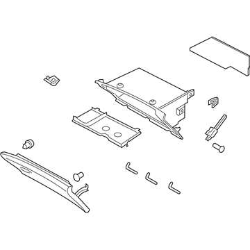 Ford DP5Z-54060T10-AC Box Assembly - Glove Compartment