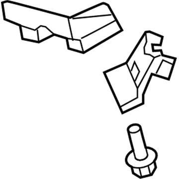 Ford 9E5Z-5K222-B Bracket - Exhaust Pipe Mounting