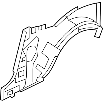 Ford 5R3Z-7627790-AA Panel And Wheelhouse - Quarter - Inner