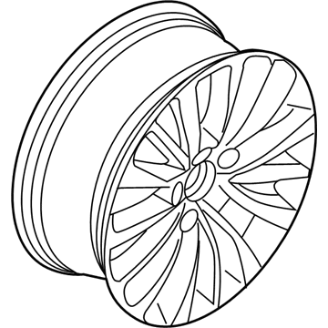 Ford FA1Z-1007-B Wheel Assembly