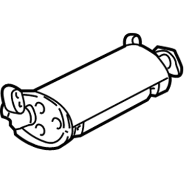 Ford 1L5Z-5230-AE Centre And Rear Muffler Assembly