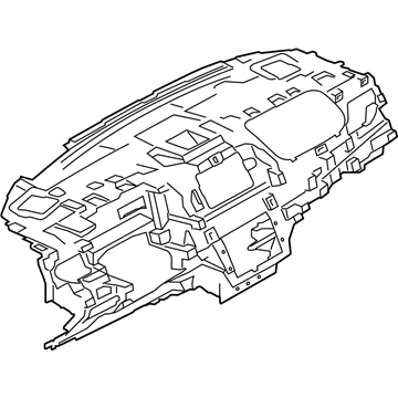 Ford EJ7Z-7804320-A Panel - Instrument