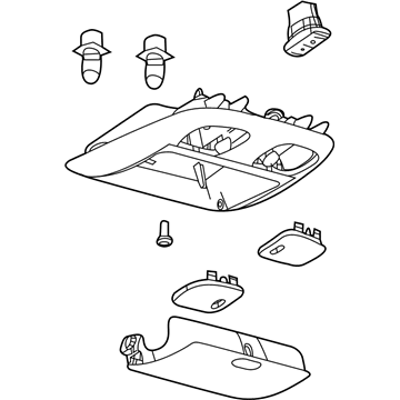 Ford AN7Z-54519A70-BA Console Assembly - Overhead