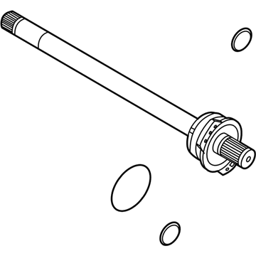 Lincoln Nautilus Axle Shaft - K2GZ-3A329-A