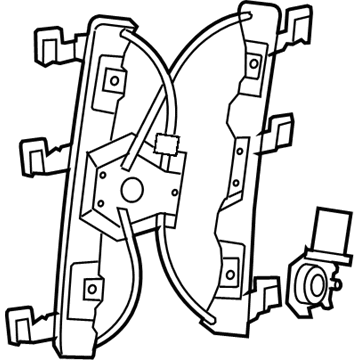 Ford Explorer Window Regulator - 6L2Z-7823201-AA