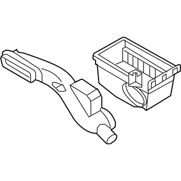 2009 Ford Fusion Air Filter Box - 7H6Z-9A600-A