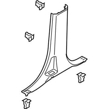 Ford FL3Z-1624346-AF TRIM - "B" PILLAR