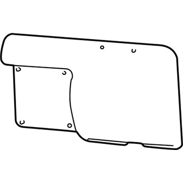 Ford YC3Z-7866601-CAA Rear Seat Back Cover Assembly