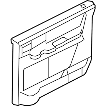 Ford 8L1Z-4027407-EA Trim - Rear Door