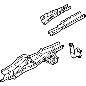 Ford AE8Z-5810124-A Member Assembly - Floor Side - Rear