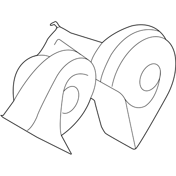 Ford KR3Z-13832-A Low Pitch Horn Assembly