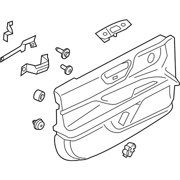 Ford GD9Z-5423942-BJ Trim Assembly - Front Door