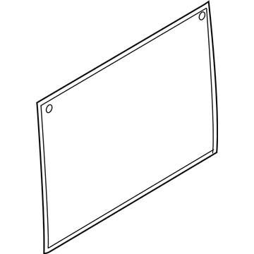 Ford BK3Z-6129711-V Glass - Quarter Window