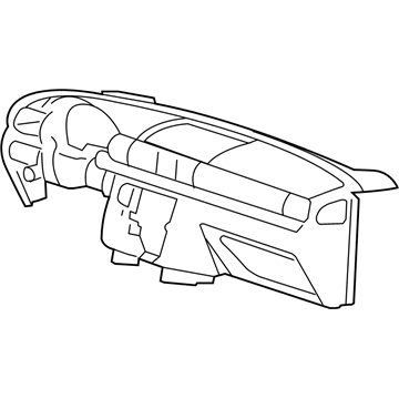 Ford 5F2Z-1704320-AAB Panel - Instrument