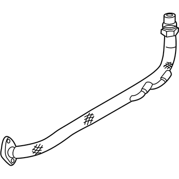 Ford YS4Z-9D477-AA Tube - EGR Valve To Exhaust Manifld