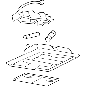 Ford 5G1Z-54519A70-AAA Console Assembly - Overhead