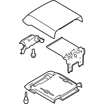 Ford FL3Z-1606024-AB Armrest Assembly - Console