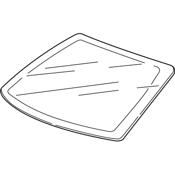 Ford 4F2Z-1703100-AA Windshield Glass