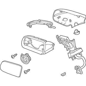 2019 Lincoln MKT Car Mirror - AE9Z-17683-CAPTM