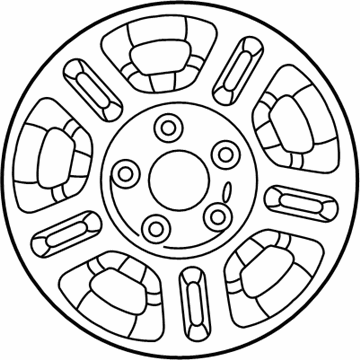 Ford YL1Z-1007-AA Wheel Assembly