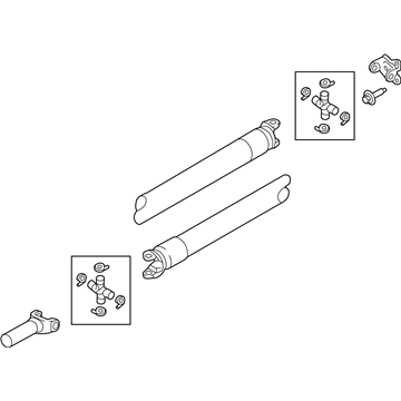 Ford BC3Z-4602-U Drive Shaft Assembly